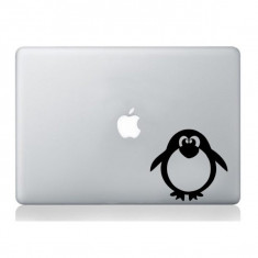 Penguin Silhouette Macbook Laptop Sticker