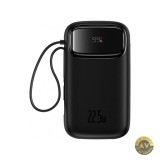 Baterie Externa Baseus Qpow2 10000mAh 22.5W QC + PD 1 x Lightning - 1 x USB-A - 2 x USB-C Neagra P10055003113-00