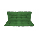 Set perne decorative pentru mobilier paleti, perna sezut 120x70 cm + perna spate 120x40 cm, culoare verde