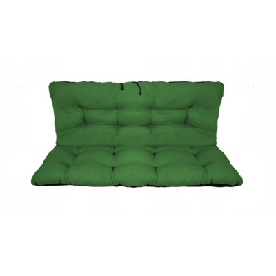 Set perne decorative pentru mobilier paleti, perna sezut 120x70 cm + perna spate 120x40 cm, culoare verde foto