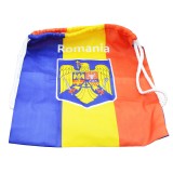 Ghiozdan tip sac cu Romania, Rosu