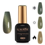 Cumpara ieftin Oja Semipermanenta LUXORISE MAGNETICA - ThermoCharm, Green Glade 10ml