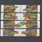 ROMANIA 2020 CROCODILI 2 Serii de 4 timbre Tete-Beche LP.2307 MNH**
