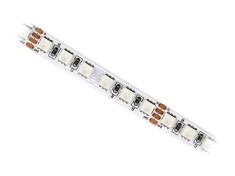Bandă LED RGB 4040 24V 120 LED/m 8mm IP20 Albă
