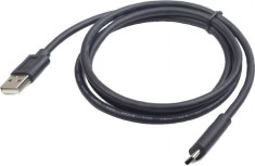 CABLU alimentare si date GEMBIRD, pt. smartphone, USB 2.0 (T) la USB 2.0 Type-C (T), 3m, negru, &quot;CCP-USB2-AMCM-10&quot; (timbru verde 0.08 lei)