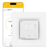 Cumpara ieftin Termostat inteligent Wi-Fi pentru &icirc;ncălzire &icirc;n pardoseală Terneo SX, 16A, 3000VA, control din aplicație