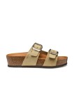 Geox papuci din piele D BRIONIA H femei, culoarea maro, D551DA 00022 C6738
