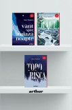 Cumpara ieftin Pachet cărți cu aventuri (Toporişca, R&acirc;ul, V&acirc;nt spre miazănoapte) - Gary Paulsen, Arthur