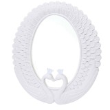 Oglinda Decorativă Elegantă Pufo Love, 40 cm, Albă - Lebede, Nuntă &amp; Evenimente