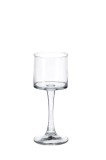 Cumpara ieftin Suport lumanare sticla transparenta 10 x 25,5 cm
