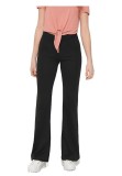 Pantaloni lungi pentru femei Only ONLFEVER Stretch Flaired JRS 15213525, negru, M - OUTLET