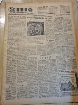scanteia 24 noiembrie 1955-art. arad,orasul brasov,craiova,sangeorgiu de padure foto