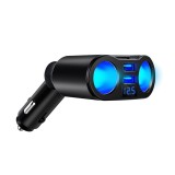 Cumpara ieftin Adaptor priza auto multiplicator INOVA&reg; 120W, 2x soclu auto, 2x USB 5V 4.8A max, tensiune de alimentare 12-24V, display digital