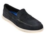 Cumpara ieftin Mocasini CLARKS bleumarin, FLEXWAY STEP, din piele intoarsa