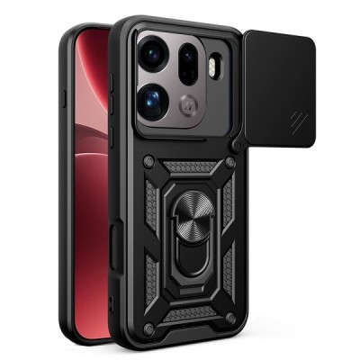 Husa pentru Oppo Find X9 Pro, Techsuit, CamShield, Neagra foto