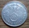 Moneda argint 2 mark (mărci) 1938 Germania III REICH, Europa