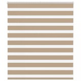 VidaXL Jaluzea tip zebra 135x100 cm lățime țesătură 130,9 cm poliester