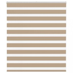 vidaXL Jaluzea tip zebra 130x100 cm lățime țesătură 125,9 cm poliester