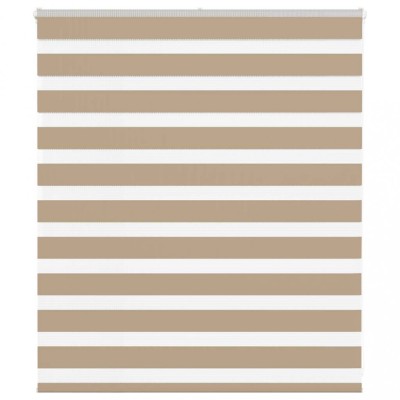 Jaluzea tip zebra 130x100 cm lățime țesătură 125,9 cm poliester foto