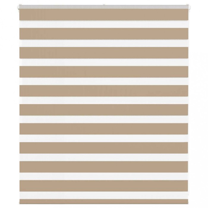 Jaluzea tip zebra 130x100 cm lățime țesătură 125,9 cm poliester