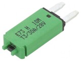 Siguranţă termică 30A 12VDC auto 12,45mm