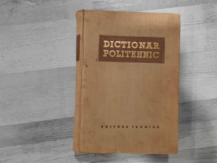 Dictionar politehnic