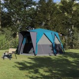 vidaXL Tent Cabină cu acoperiș albastru 425 x 396 x 222 cm 42004024