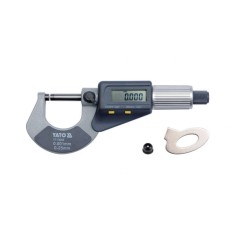 Micrometru cu afisaj digital 0-25 mm Yato YT-72305