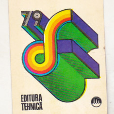 bnk cld Calendar de buzunar 1979 Editura tehnica
