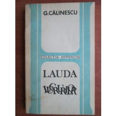 George Calinescu - Lauda lucrurilor. Poezii