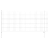 VidaXL &Icirc;ngrădire cu st&acirc;lpi Argintiu 1.2 x 10 m Oțel 3336156