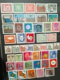 Lot Clasic 46 Timbre Germania de Vest - Emisiuni Rare Europa CEPT 1956-1964, John F Kennedy, Uzuale Arhitectură, Știință, Formula Benzenului -A333