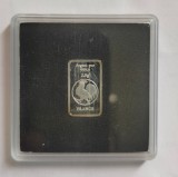 Lingou argint, 2,5 g, puritate 999,9 Turnul Eiffel - Franta, tiraj: 10.000