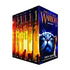 Warriors Cat Power of Three Book 1-6 Series 3 Books Collection Set