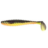 Set naluci soft/shad-uri Trendex Rib Tail, 3 buc/set, 11 cm, galben/negru, Behr