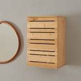 H&auml;ngeschrank Epind 50x33x20 cm Bambus Natur [en.casa] HausGarden Leisure