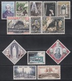 Monaco 1958 - 100 de ani de la Apariția Fecioarei Maria la Lourdes, Serie + PA, MNH