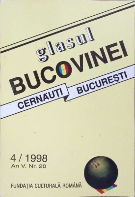 GLASUL BUCOVINEI CERNAUTI-BUCURESTI 4/1998-ALEXANDRINA CERNOV-263945 foto
