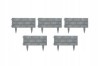 Gardulet de gradina, 2,2 metri, imitatie de piatra, set 5 piese de 44 X 28.5 cm