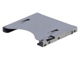 Conector pentru carduri SD push-push aurit SMT