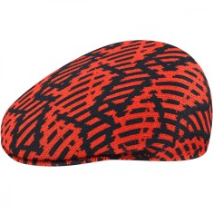 Sapca-Basca Kangol Falling Scales 504 Rosu-Negru (M) - Cod 315478 foto