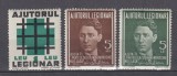 ROMANIA 1940 AJUTORUL LEGIONAR SERIE STARE MNH