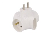 Conector AC supply splitter Layout 2P 2P+PE white TIMEX-ELEKTRO R-44, TIMEX ELEKTRO