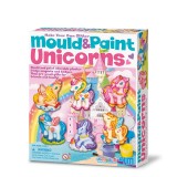 Joc modeleaza si picteaza unicorni, Mould &amp;#038; Paint Unicorns, 4M