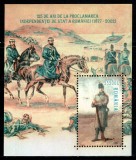 Romania 2002, LP 1585, 125 de ani Independenta de Stat a Romaniei, colita, MNH!, Istorie, Nestampilat