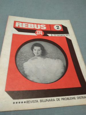 REVISTA REBUS NR.2/20 IANUARIE 1973 foto