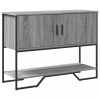 Gossi masuta consola, gri sonoma, 100x35x74,5 cm, lemn prelucrat