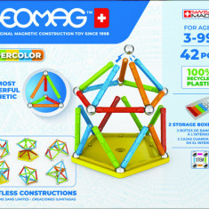 Set de constructie Geomag 383, Super Color 42 piese