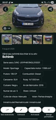 Vand sau schimb foto