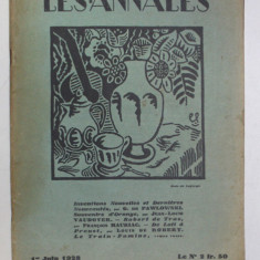 LES ANNALES POLITIQUES ET LITTERAIRES - GRANDE REVUE MODERNE DE LA VIE LITTERAIRE , 1er juin 1928